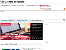 Tablet Screenshot of lascuentasbancarias.com.ar